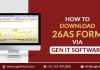 How Ddownload 26AS Form via Gen IT Software