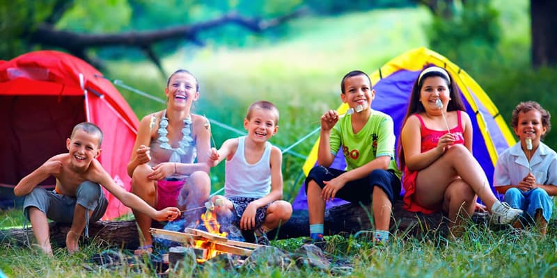 Fun games for kids to play on camping