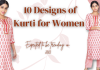 10 Designs of Kurti for Women