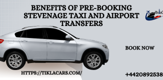 Benefits of Pre-Booking Stevenage Taxi and Airport Transfers