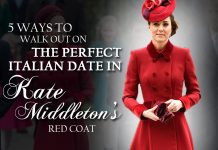 5 Ways To Walk Out On The Perfect Italian Date In Kate Middleton's Red Coat