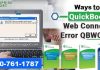 Fix QuickBooks Web Connector Error QBWC1085 [Easy Methods] - Featured Image