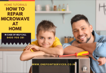 how to repair a microwave oven at home- One Point Services