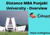 Distance MBA Punjabi University