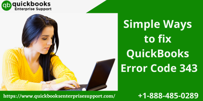 QuickBooks Error Code C 343