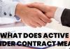 active under contract, house under contract, active option contract, what does under contract show mean, active under contract vs contingent, active under contract mean in real estate