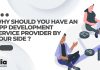 Why Should You Have an App Development Service Provider by Your Side