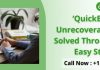 ‘QuickBooks Unrecoverable Error’ Solved Through These Easy Steps!