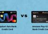 Flipkart Axis bank credit card vs Amazon Pay ICICI Credit Card