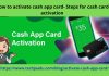 How to activate cash app card